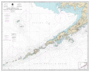 thumbnail for chart Alaska Peninsula and Aleutian Islands to Seguam Pass