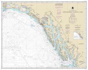 thumbnail for chart Dixon Entrance to Cape St. Elias,