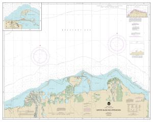 thumbnail for chart Barter Island and approaches;Bernard Harbor
