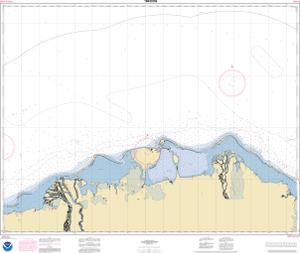 thumbnail for chart Barter Island and approaches;Bernard Harbor