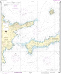 thumbnail for chart Kanaga Pass and approaches