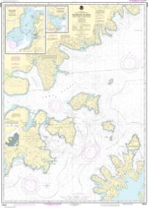 thumbnail for chart Shumagin Islands-Nagai I. to Unga I.;Delarof Harbor;Popof Strait, northern part