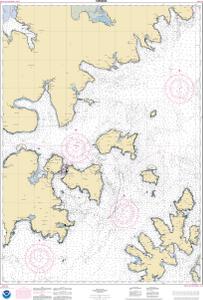 thumbnail for chart Shumagin Islands-Nagai I. to Unga I.;Delarof Harbor;Popof Strait, northern part
