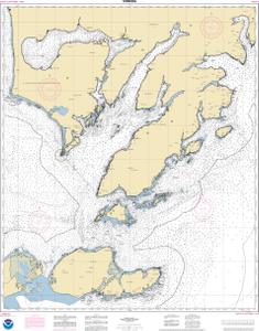 thumbnail for chart Kodiak Island Sitkinak Strait and Alitak Bay