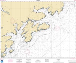 thumbnail for chart Kodiak Island Gull Point to Kaguyak Bay;Sitkalidak Passage