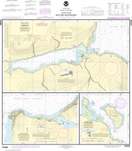 thumbnail for chart Bays and Anchorages, Kodiak Island Karluk Anchorage;Larsen Bay;Uyak Anchorage