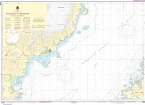 thumbnail for chart Shelikof Strait-Cape Douglas to Cape Nukshak