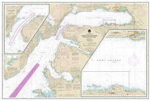 thumbnail for chart Prince William Sound-Valdez Arm and Port Valdez;Valdez Narrows;Valdez and Valdez Marine Terminal