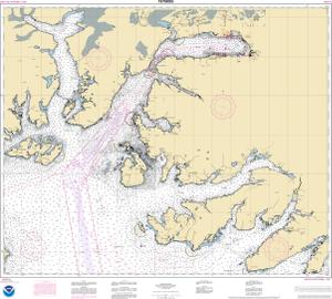 thumbnail for chart Prince William Sound-Port Fidalgo and Valdez Arm