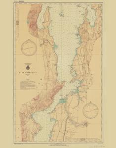 thumbnail for chart NY,1937, Lake Champlain