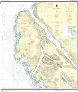 thumbnail for chart Yakobi Island and Lisianski Inlet;Pelican Harbor