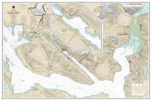 thumbnail for chart Gastineau Channel and Taku Inlet;Juneau Harbor