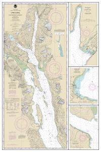 thumbnail for chart Lynn Canal-Point Sherman to Skagway;Lutak Inlet;Skagway and Nahku Bay;Portage Cove, Chilkoot Inlet