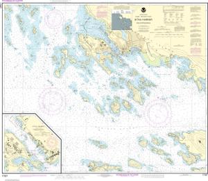 thumbnail for chart Sitka Harbor and approaches;Sitka Harbor