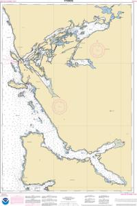 thumbnail for chart Hood Bay and Kootznahoo Inlet