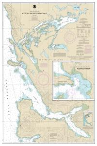 thumbnail for chart Hood Bay and Kootznahoo Inlet,