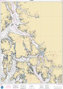 thumbnail for chart Etolin Island to Midway Islands, including Sumner Strait;Holkham Bay;Big Castle Island