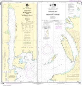 thumbnail for chart Woewodski and Eliza Hbrs.;Fanshaw Bay and Cleveland Passage