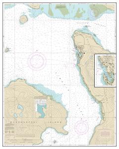 thumbnail for chart Wrangell Harbor and approaches;Wrangell Harbor,