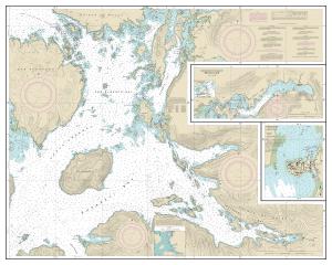 thumbnail for chart Ulloa Channel to San Christoval Channel;North Entrance, Big Salt Lake;Shelter Cove, Craig,