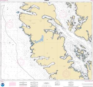 Central Dall Island and vicinity thumbnail for chart Central Dall Island and vicinity