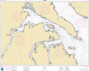 thumbnail for chart Kasaan Bay, Clarence Strait;Hollis Anchorage, eastern part;Lyman Anchorage