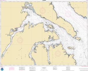 thumbnail for chart Kasaan Bay, Clarence Strait;Hollis Anchorage, eastern part;Lyman Anchorage