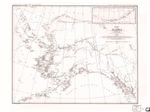 thumbnail for chart AK,1882, Map Of Alaska
