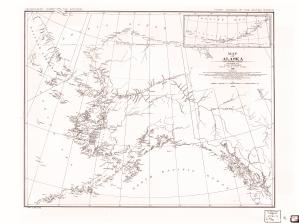 thumbnail for chart AK,1882, Map Of Alaska