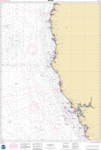 Monterey Bay to Coos Bay thumbnail for chart Monterey Bay to Coos Bay