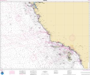 San Diego to San Francisco Bay thumbnail for chart San Diego to San Francisco Bay