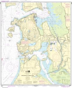 thumbnail for chart Anacortes to Skagit Bay