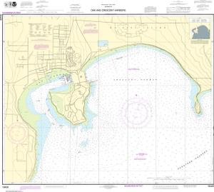 Oak and Crescent Harbors thumbnail for chart Oak and Crescent Harbors