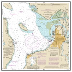 NOAA Chart 18471: Approaches To Admiralty Inlet, Dungeness To Oak Bay - Captain
