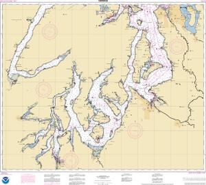 Puget Sound-southern part thumbnail for chart Puget Sound-southern part