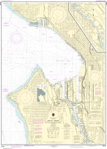 thumbnail for chart Seattle Harbor, Elliott Bay and Duwamish Waterway