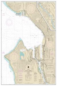 thumbnail for chart Seattle Harbor, Elliott Bay and Duwamish Waterway