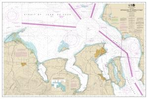 thumbnail for chart Approaches to Admiralty Inlet Dungeness to Oak Bay