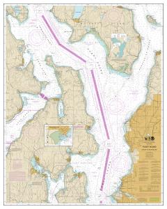 thumbnail for chart Puget Sound-Oak Bay to Shilshole Bay,