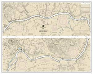 thumbnail for chart Willamette River  Walnut Eddy To Newburg