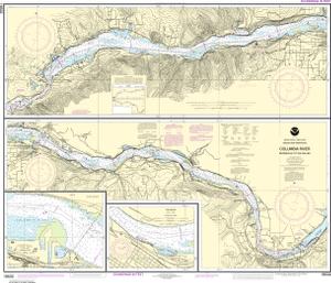 thumbnail for chart Columbia River Bonneville To The Dalles; The Dalles; Hood River