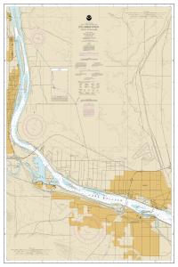 thumbnail for chart Columbia River Pasco to Richland,