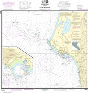 thumbnail for chart St. George Reef and Crescent City Harbor;Crescent City Harbor