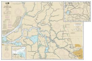 thumbnail for chart Sacramento and San Joaquin Rivers Old River, Middle River and San Joaquin River extension;Sherman Island,