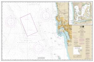 thumbnail for chart Approaches to San Diego Bay;Mission Bay,