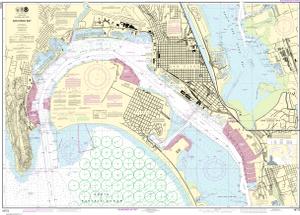 San Diego Bay thumbnail for chart San Diego Bay