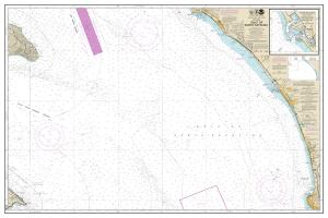 thumbnail for chart Gulf of Santa Catalina;Delmar Boat Basin-Camp Pendleton,