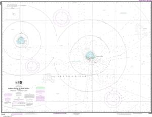 Gambia Shoal to Kure Atoll including approaches to the Midway Islands thumbnail for chart Gambia Shoal to Kure Atoll including approaches to the Midway Islands