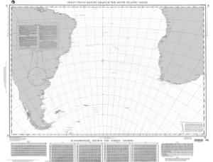 thumbnail for chart Great Circle Sailing Chart of the South Atlantic Ocean