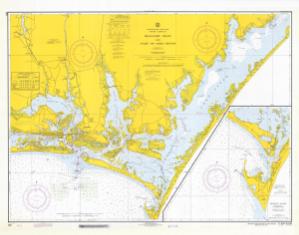 thumbnail for chart NC,1971,Beaufort Inlet and Part of Core Sound
